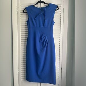 Adrianna Papell Double Folds Origami Neckline Dress